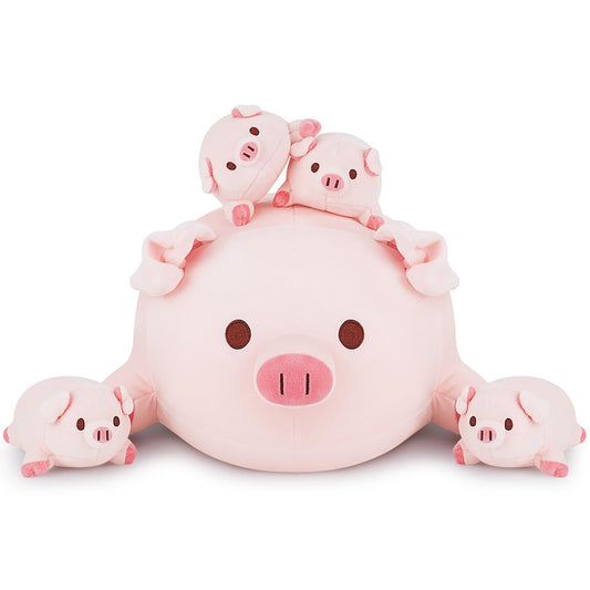 Achwishap pig babies plush, 4.3 inches each, perfect for tiny hugs.