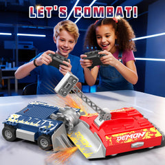 ACIKETO rechargeable batteries powering longer robot battles.