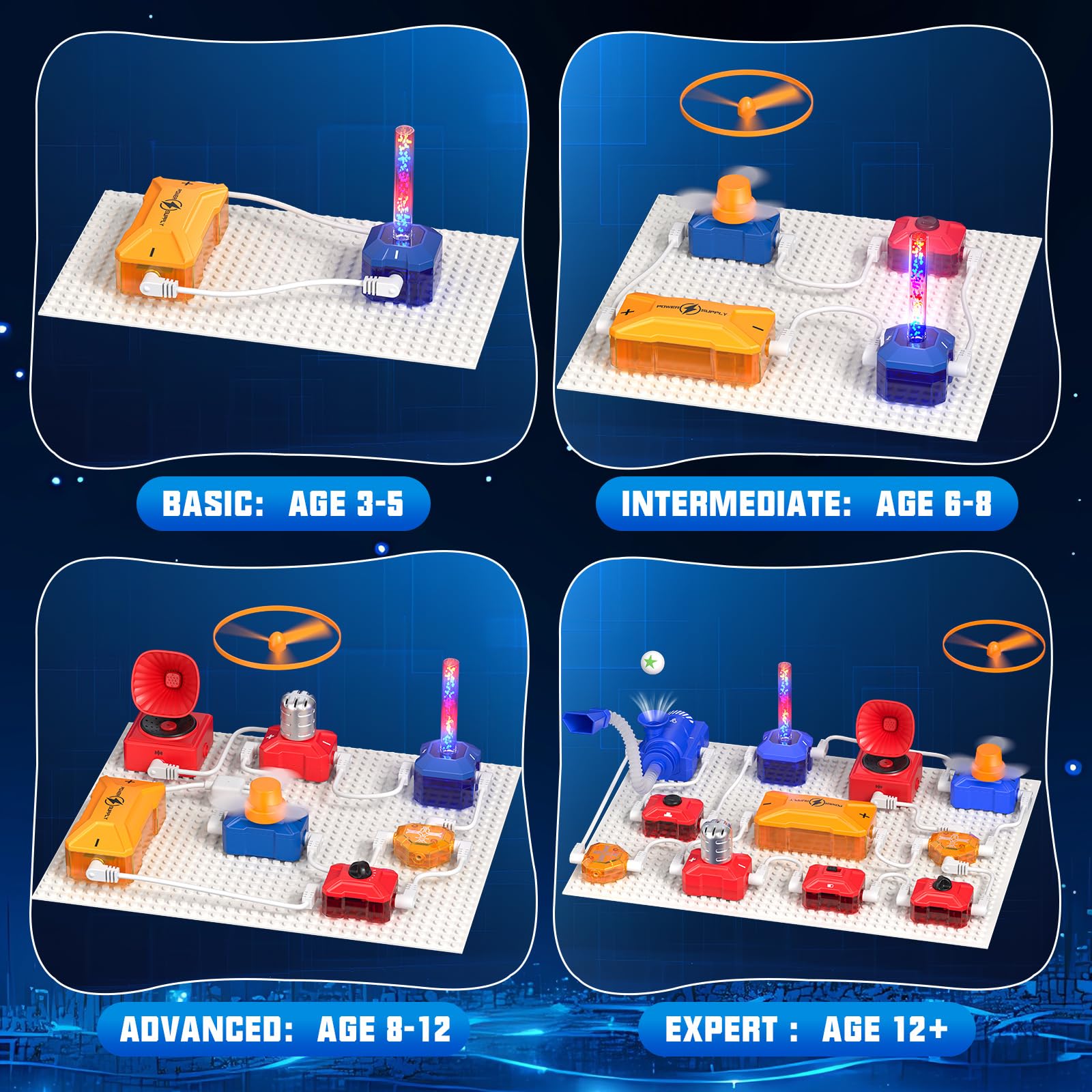 ACIKETO vacuum mode shows dust-free interactive circuit experiments.