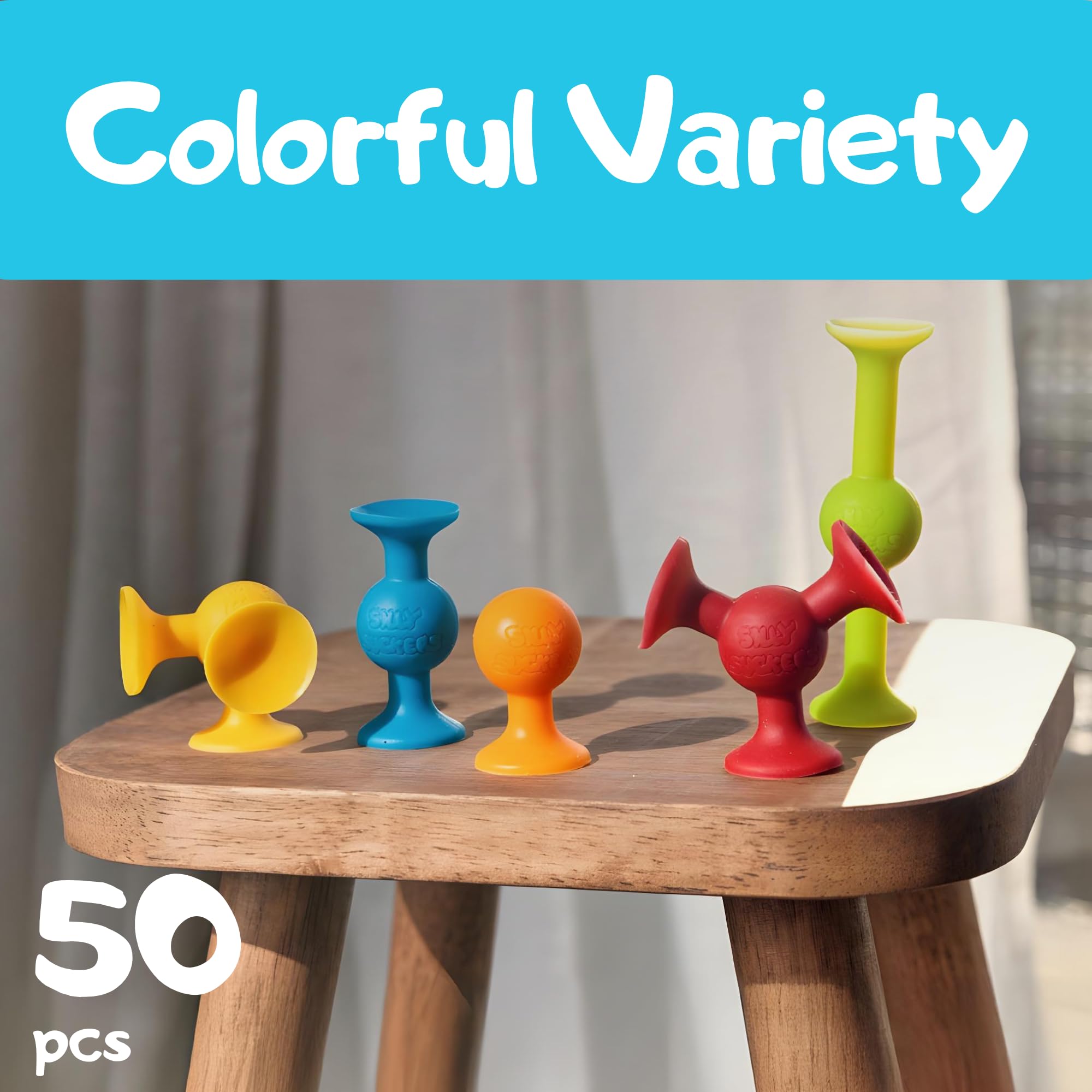ACME CO colorful primary colors bath toys spark creativity and color recognition in toddlers.