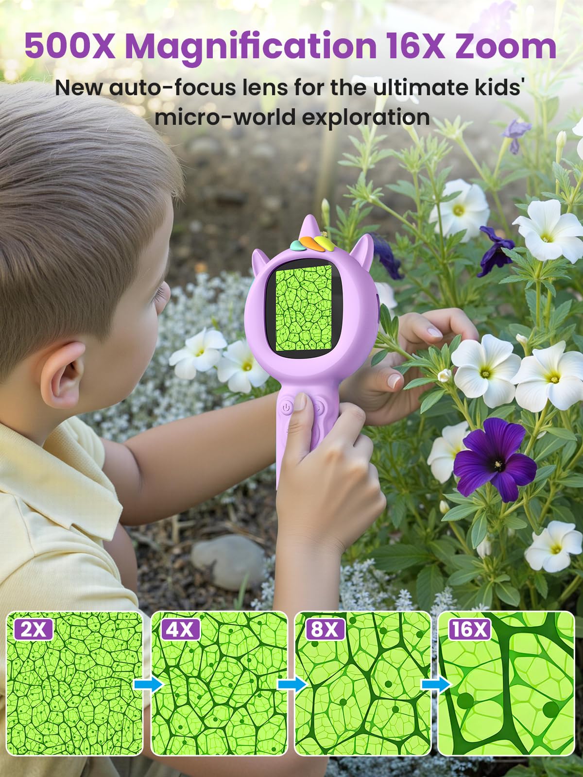 Acoath 2MP Camera 8 LED Lights captures clear details in any lighting conditions.