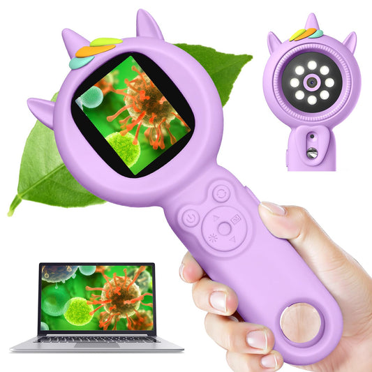 Acoath Kids Microscope Auto Focus provides quick, crisp observations for curious minds.