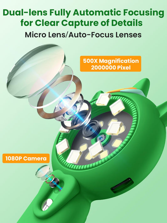 Acoath Microscope Camera Mode captures distant details for on-the-go projects.