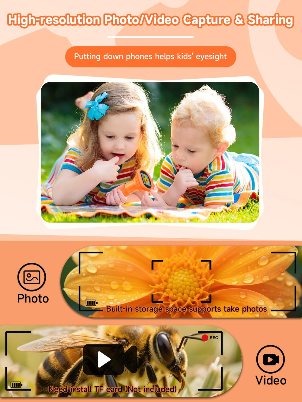Acoath Easy-use design invites young explorers to start learning quickly.