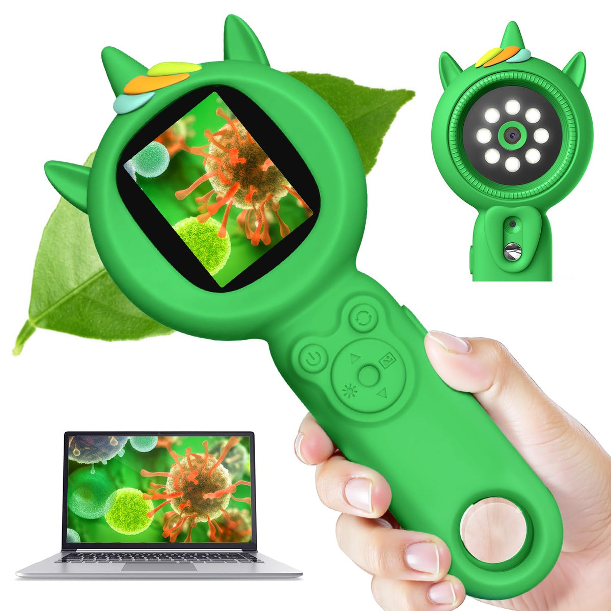 Acoath Kids Auto-Focus Microscope delivering blur-free images for curious learners.