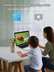 Acoath Microscope Type-C connectivity enables real-time computer viewing.