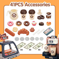 ACROFEK cash register with sound enhances cafe role-play