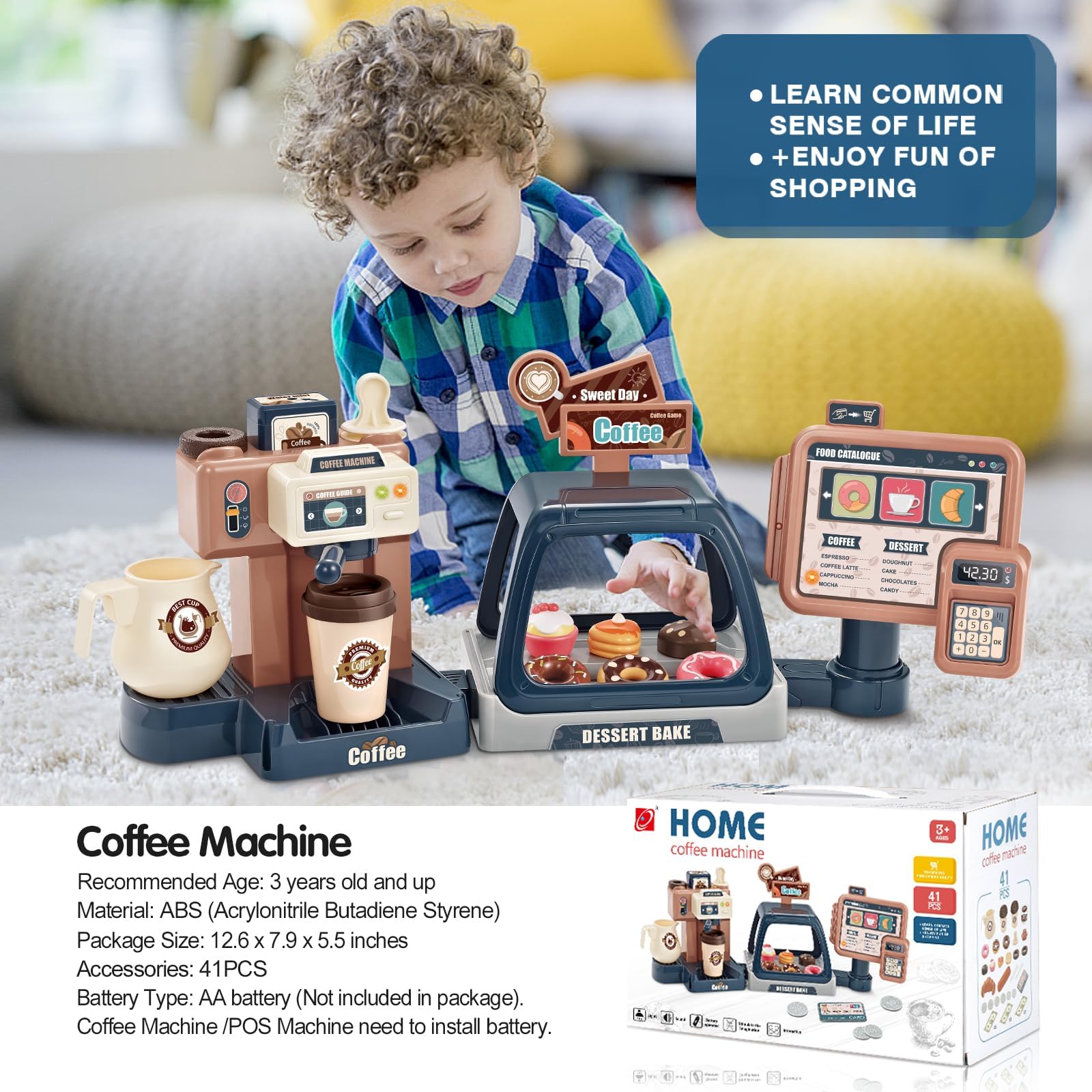 ACROFEK child playing coffee shop enhances social interaction
