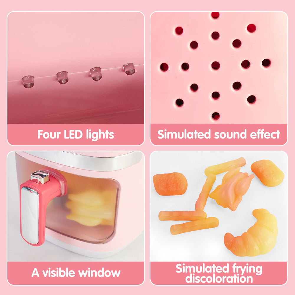 ACROFEK color-changing play food set for sensory exploration during pretend meals