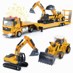 ACROFEK excavator toy with 1:40 scale realism for imaginative play