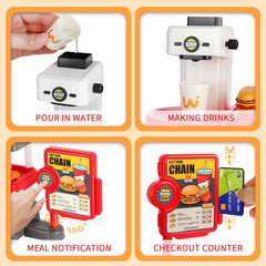 ACROFEK pretend play food burger promotes storytelling and constructive play during meals.