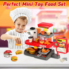 ACROFEK pretend play food tableware aids organized serving and cooperative play.