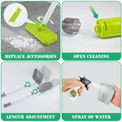 ACROFEK toddler cleaning set broom supports tidy habits through pretend sweeping.