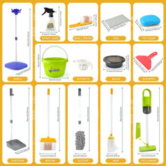 ACROFEK toddler cleaning set mop aiding pretend sweeping
