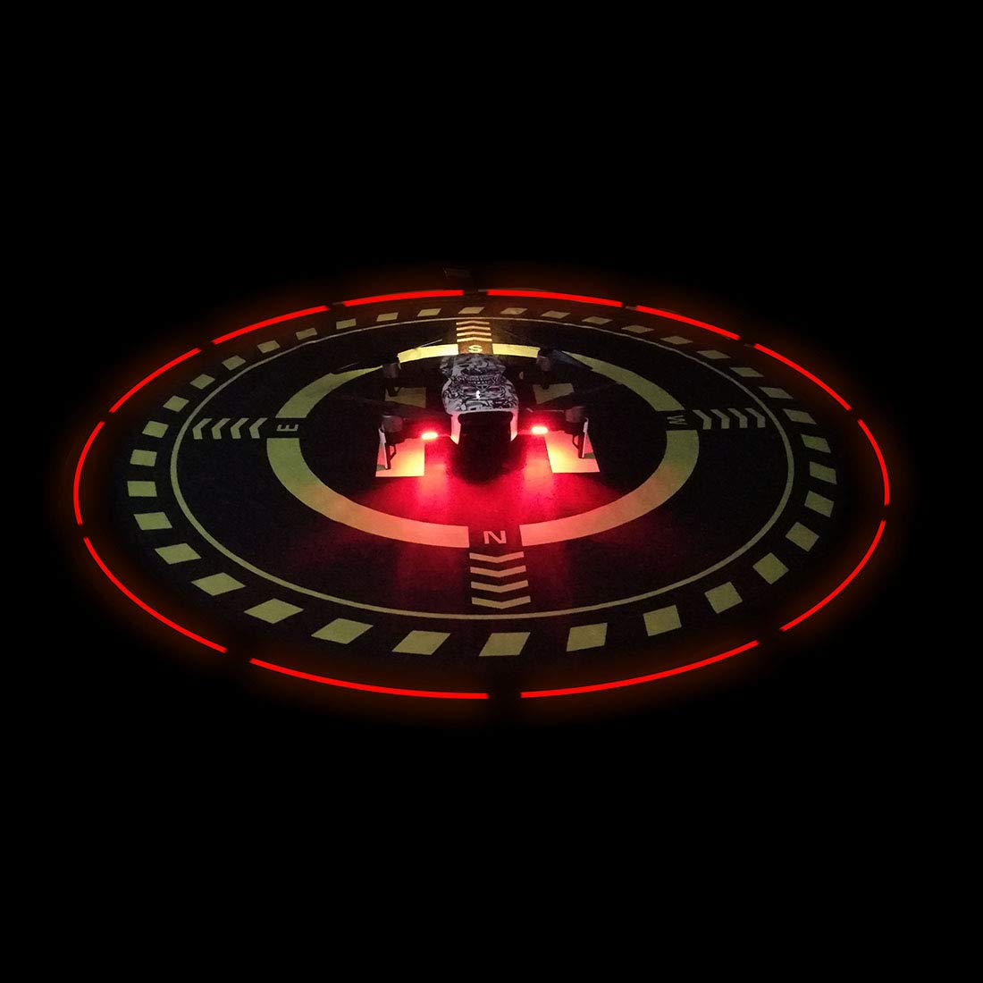 ACROTOR drone landing pad night light strip enhances night operations