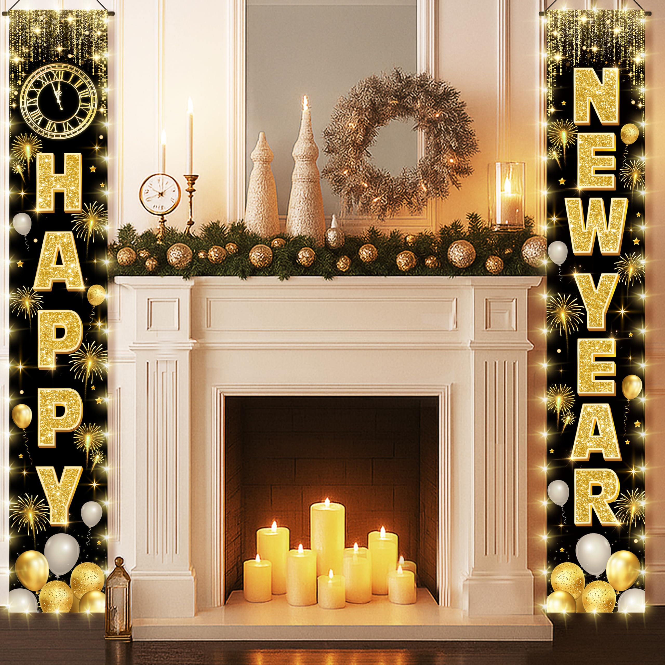 Actilize New Year banner leaves no odors and resists fading.