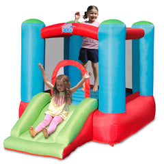 Action Air toddler bounce house with blower for quick setup