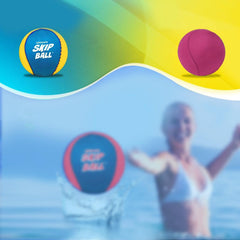 Activ Life Ultimate Skip Ball colorway shot shows bright yellow and cyan visibility.