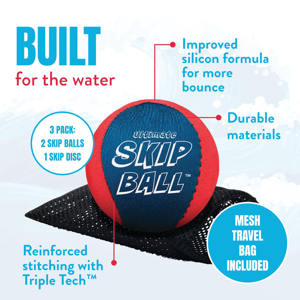 Kids and teens enjoy Activ Life Ultimate Skip Ball during shore games