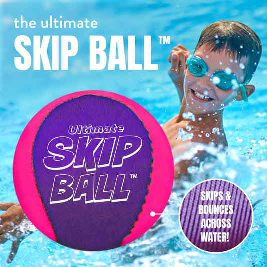 Activ Life Ultimate Skip Ball water-splash play supports refreshing pool games.