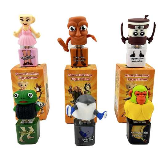 ActiveAura Tung Tung Tung Sahur figurine glows softly on a desk for ambient light