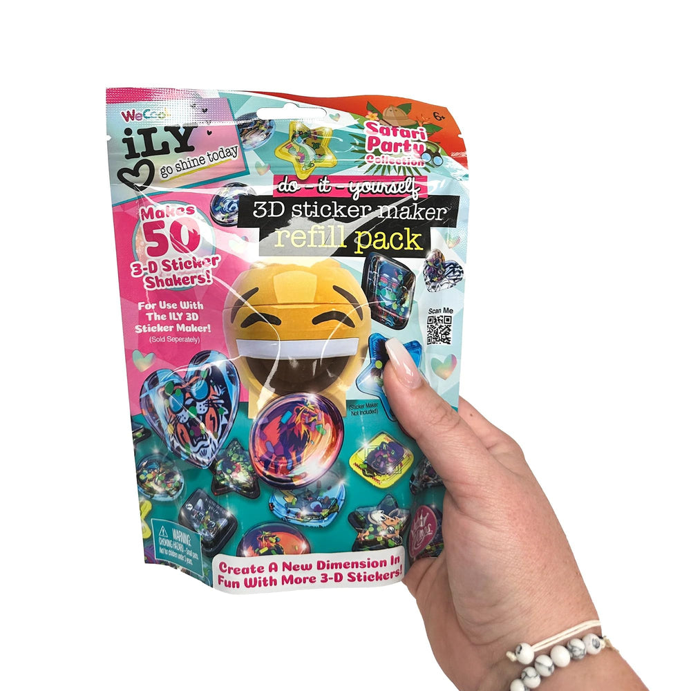 ACTIVITY KINGS ILY blister-trays safari: organized crafting setup for quick sticker building