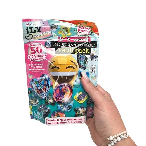 ACTIVITY KINGS ILY sticker blisters safari: vibrant bases for creative sticker projects