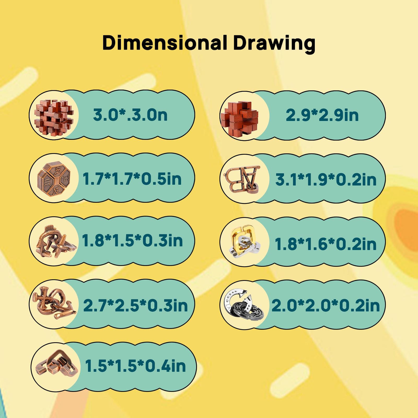 ActPo wooden 3D puzzle being disentangled, highlighting tactile, satisfying manipulation.