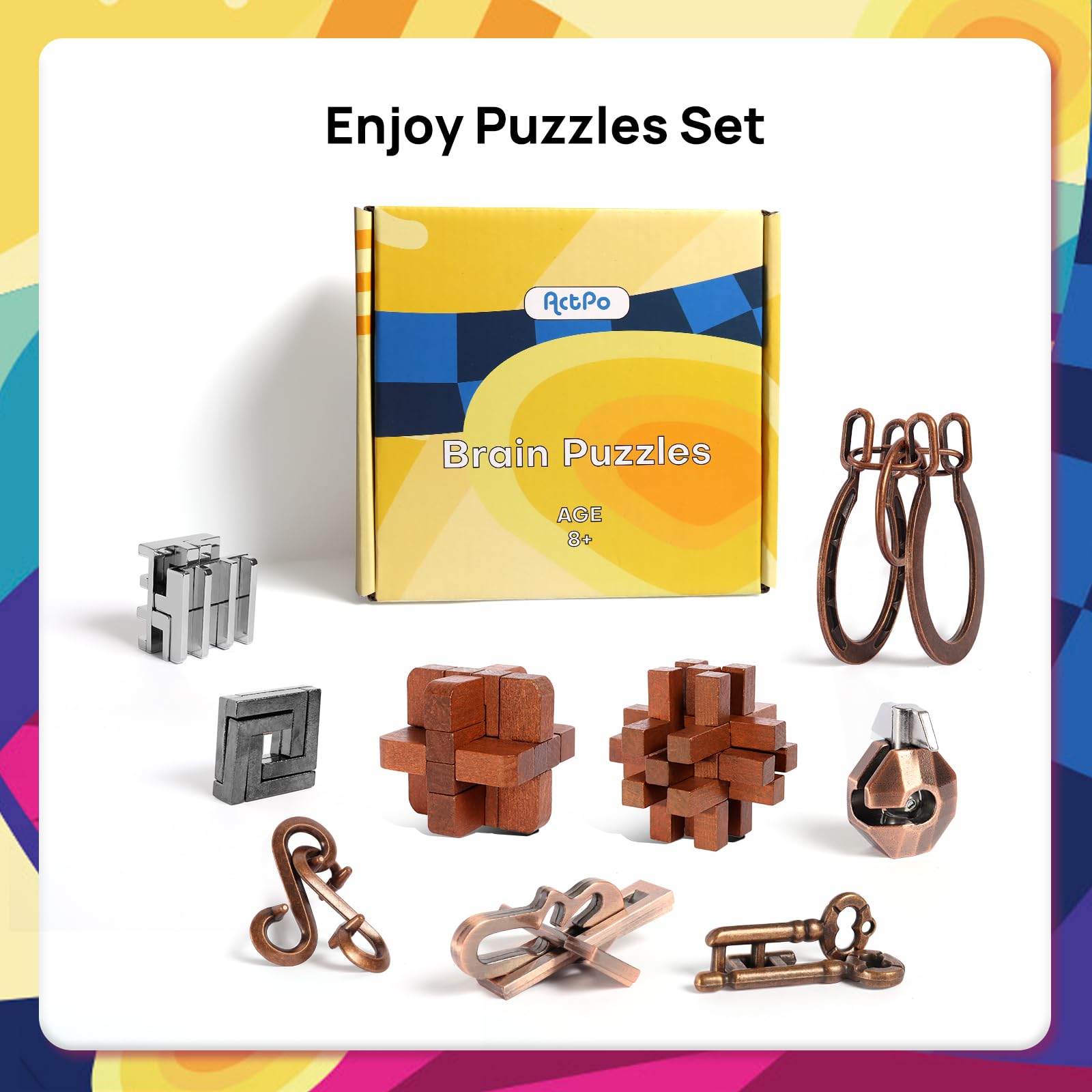 ActPo puzzle box gift pack—great for Christmas, birthdays, or office rewards.