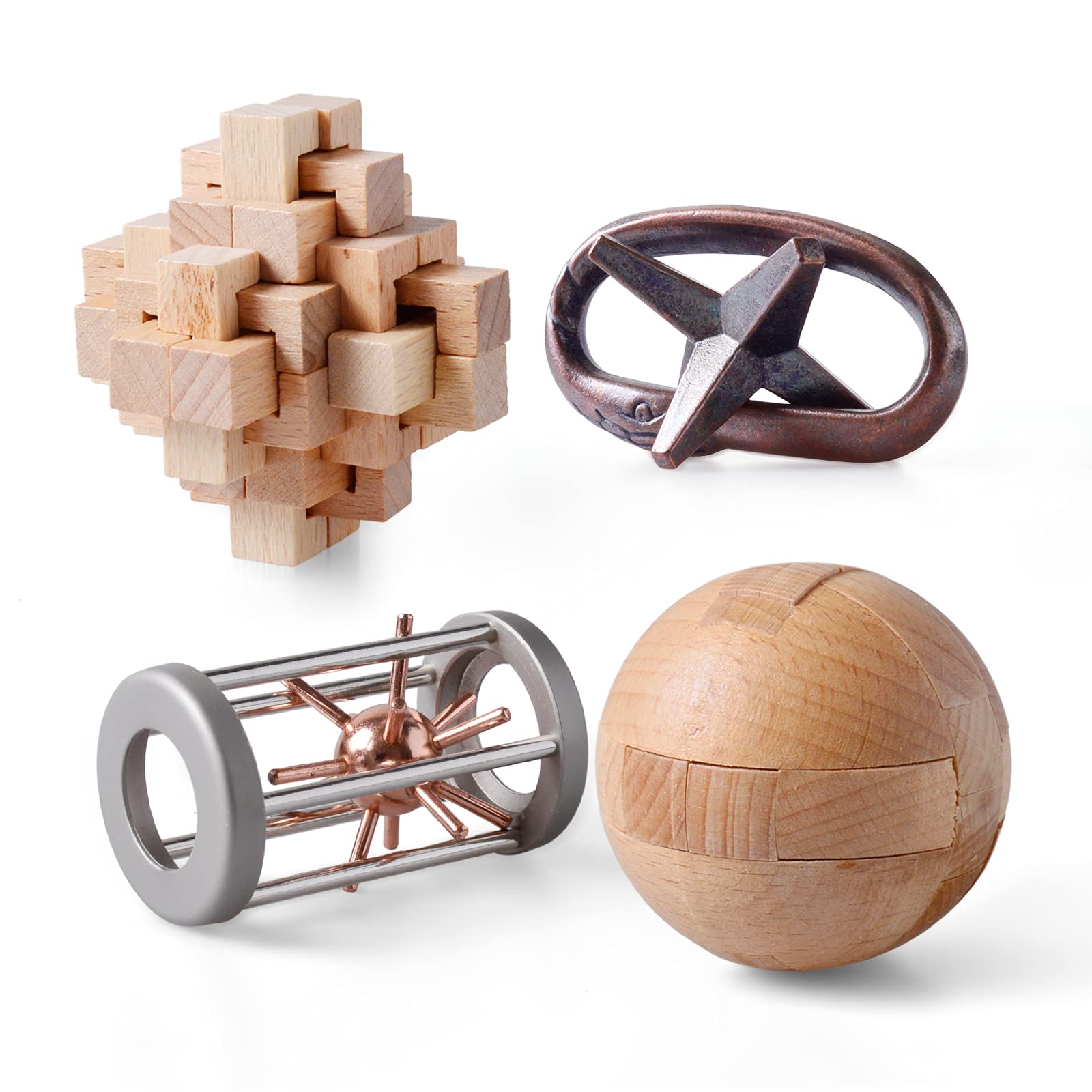 ActPo wooden puzzle assembly with interlocking pieces for focused play