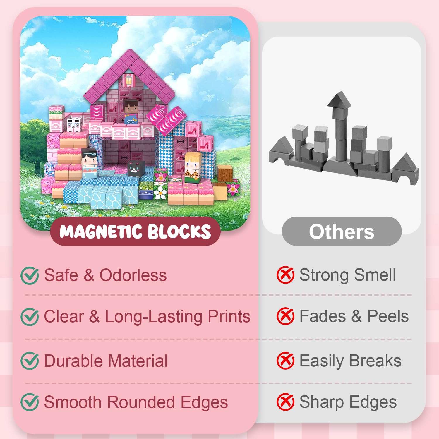ADAH pink accessories spark storytelling and castle decoration