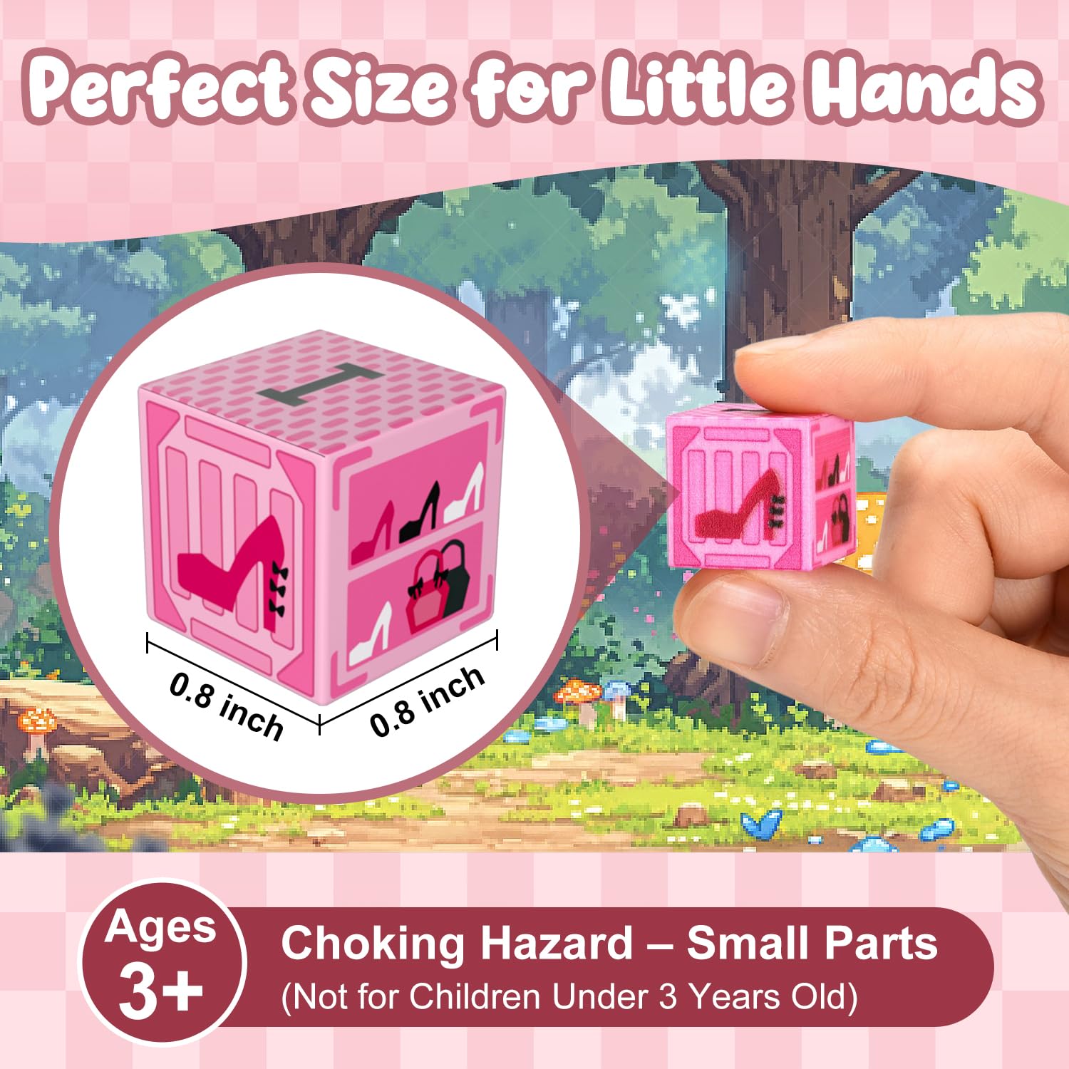 ADAH portable magnetic blocks travel-friendly for on-the-go fun