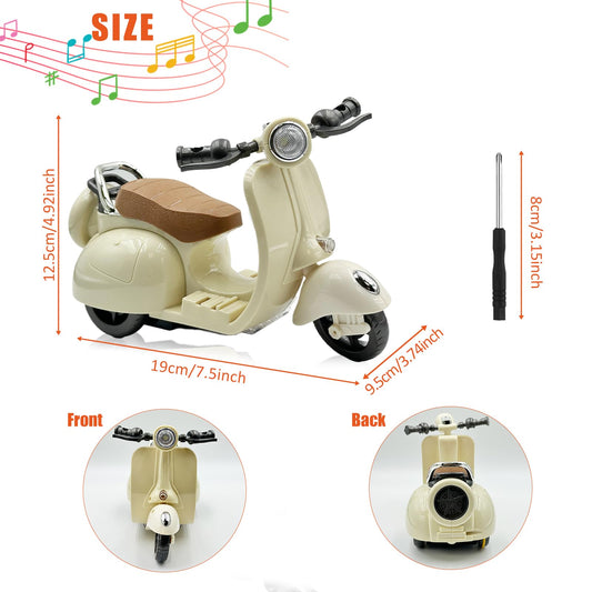 Adehevio electric doll scooter side view showing 360° rotation for dynamic scenes