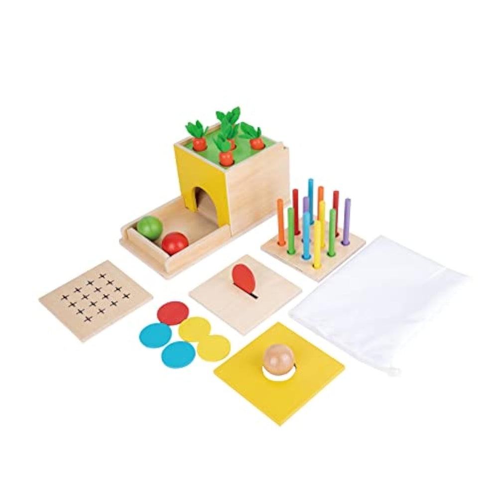 Adena Montessori 5-in-1 wooden kit for early learning and play