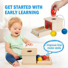 Adena Montessori wooden build ensures durable, safe play with smooth edges.