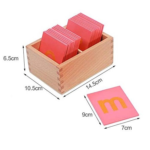 Adena Montessori safe materials with non-toxic paint on durable letter cards
