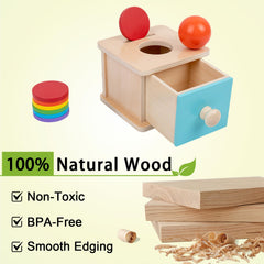 Adena Montessori six-colored discs support color sorting and tactile exploration.
