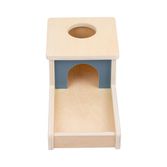 Adena Montessori object permanence play supports visual tracking and motor skills