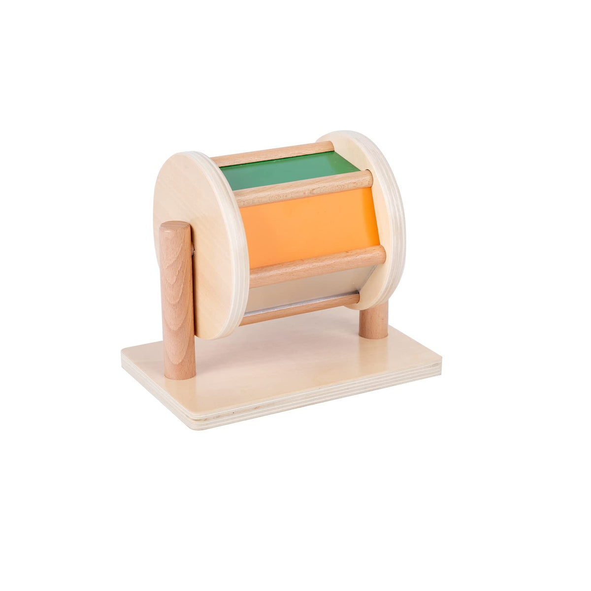 Adena Montessori mirror peekaboo knob puzzle supports early self-recognition and exploration.