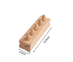 Adena Montessori four-piece set invites curious exploration through safe wooden design.