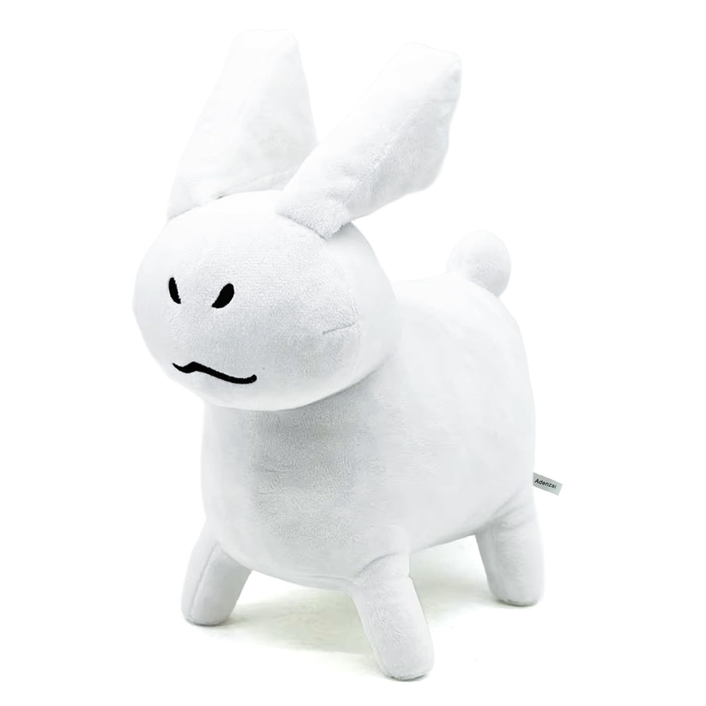 Adenzai 11-inch White Gubby plush ready for display and cuddling.