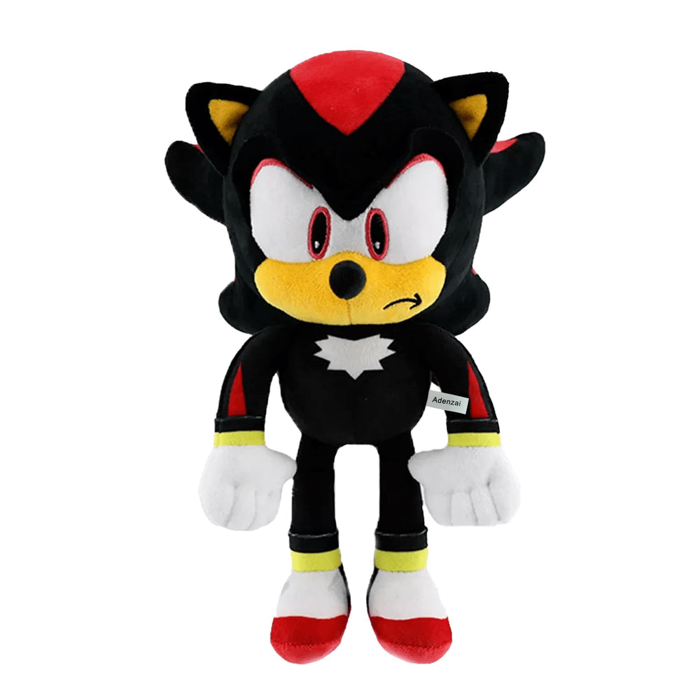 Adenzai Black Plush Toy, 12-inch cuddle buddy for bedtime and play