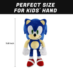 Adenzai blue plush toy 12 inch height with everyday essentials