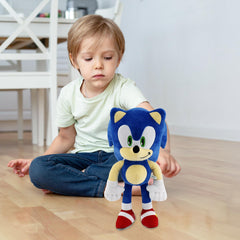 Adenzai blue plush toy wrapped as a birthday gift