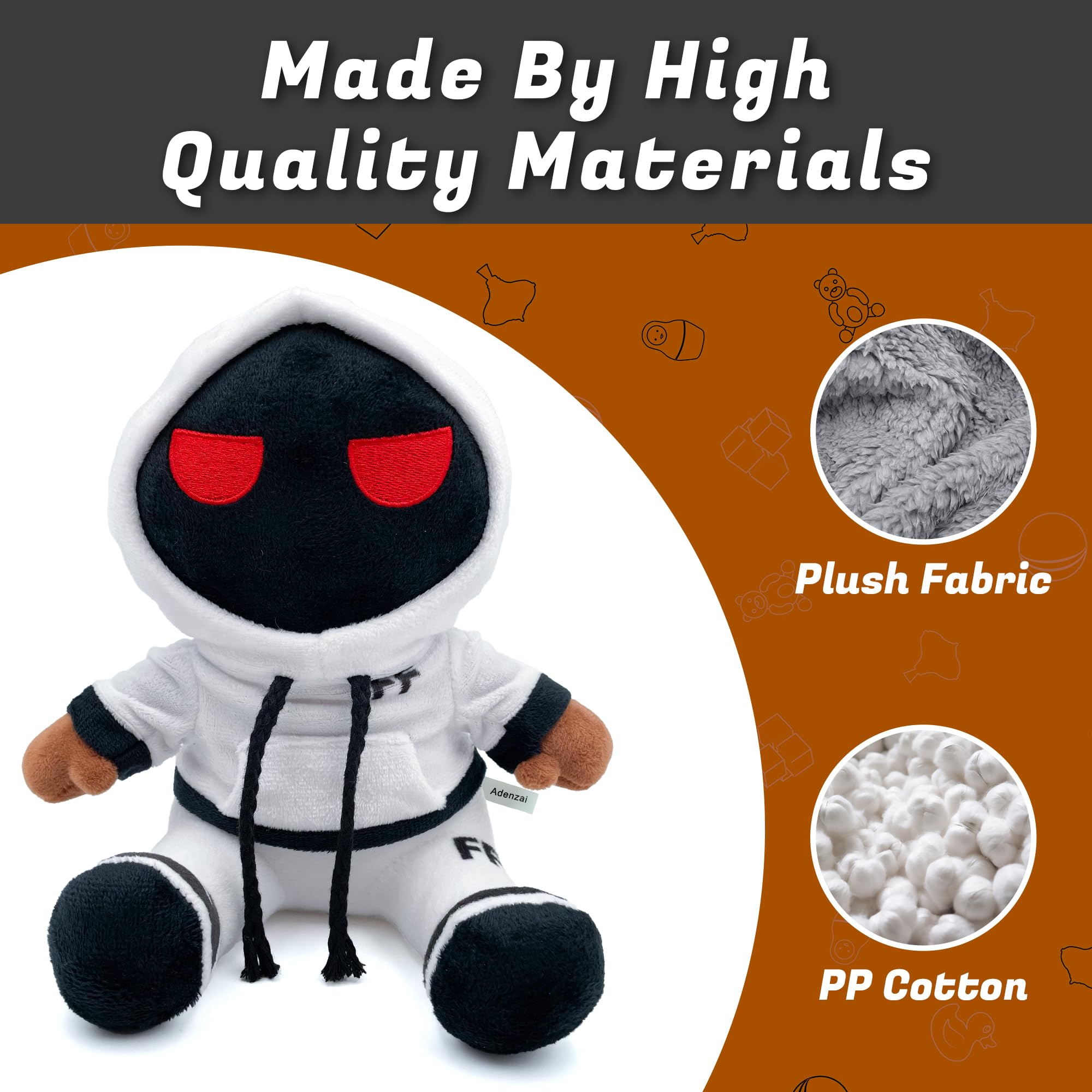 Adenzai Foltyn Family plushie - charming decor piece for kids' rooms and shelves