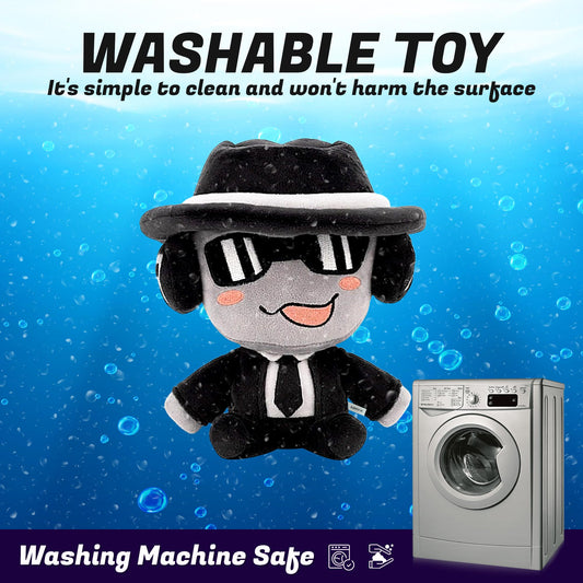 Adenzai Forsaken Black Plush Toy snuggle-friendly frame for cozy playtime