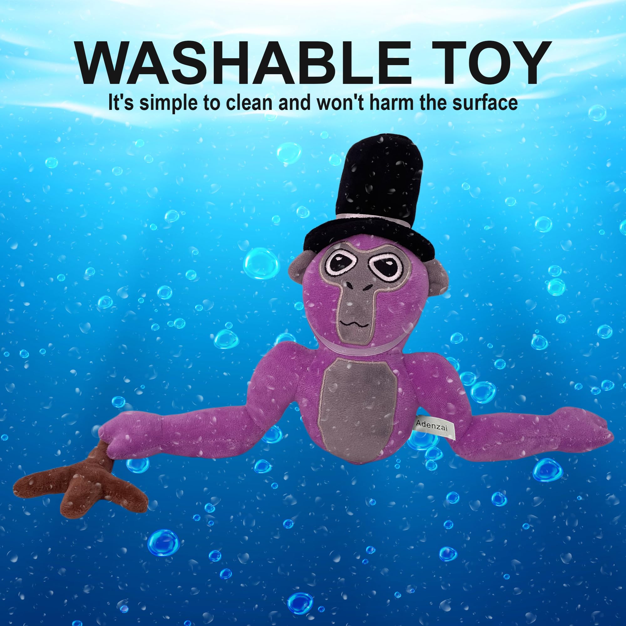 Adenzai Monkey Plush makes a birthday or party gift idea.
