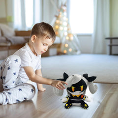 Adenzai plush doll travel-size fits bags and trips.