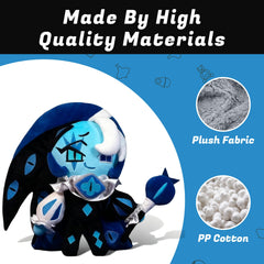 Adenzai Soft Shadow Milk Cookie Plush nap-time snuggle ready and lightweight.