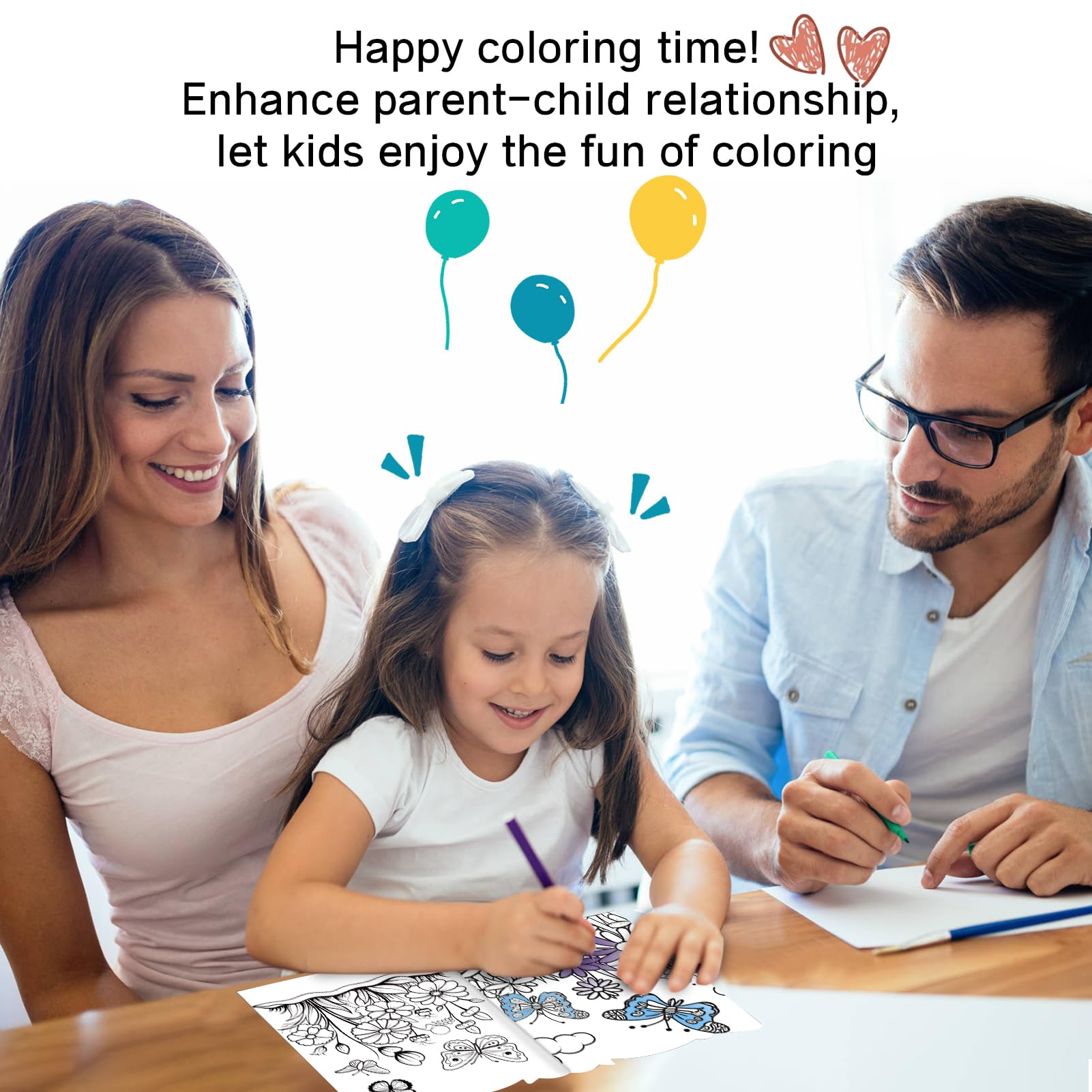 ADEVIAN thick paper coloring books resist tearing during crayon use